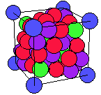 Picture of alpha Mn lattice