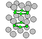 hexagonal omega icon